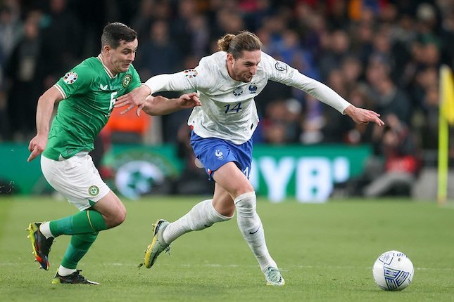 Laga Prancis vs Irlandia di kualifikasi Euro 2024 (AP Photo)