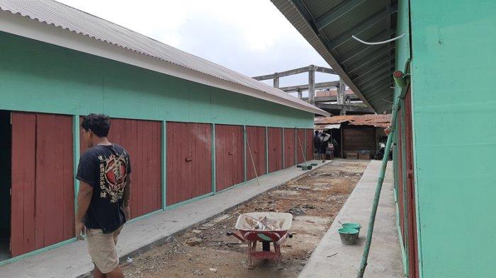 Kios sementara pasar Cik Puan Pekanbaru (Pekanbaru.go.id)