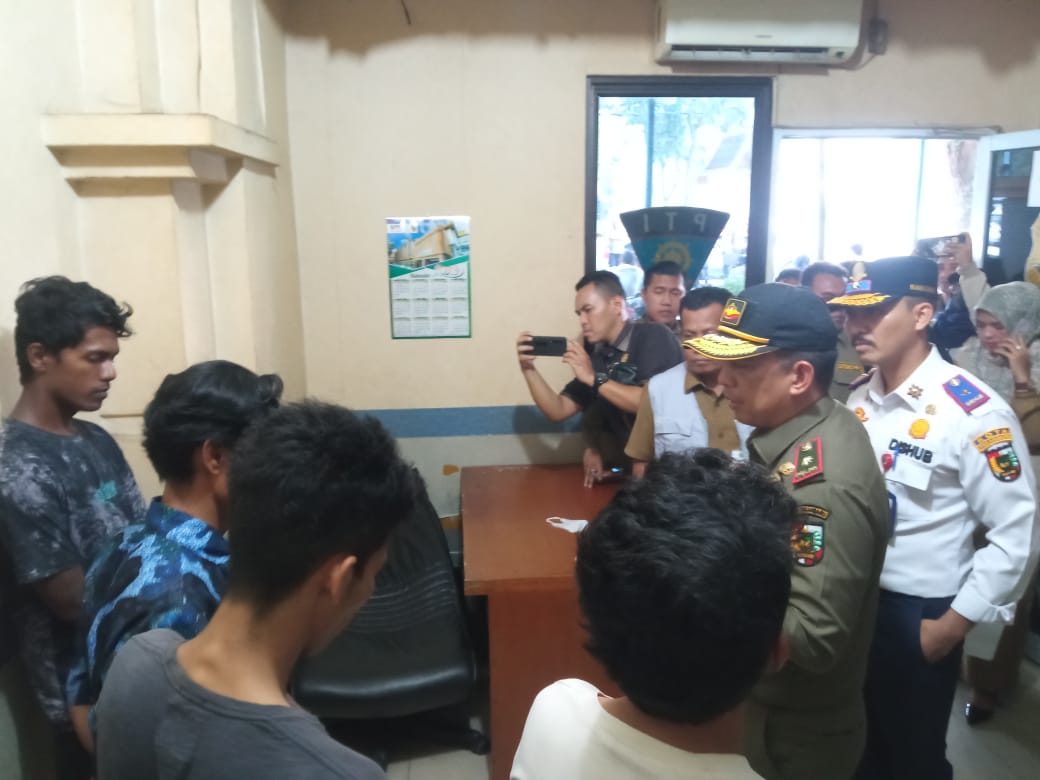 Pak Ogah yang diamankan belum lama ini (Pekanbaru.go.id)