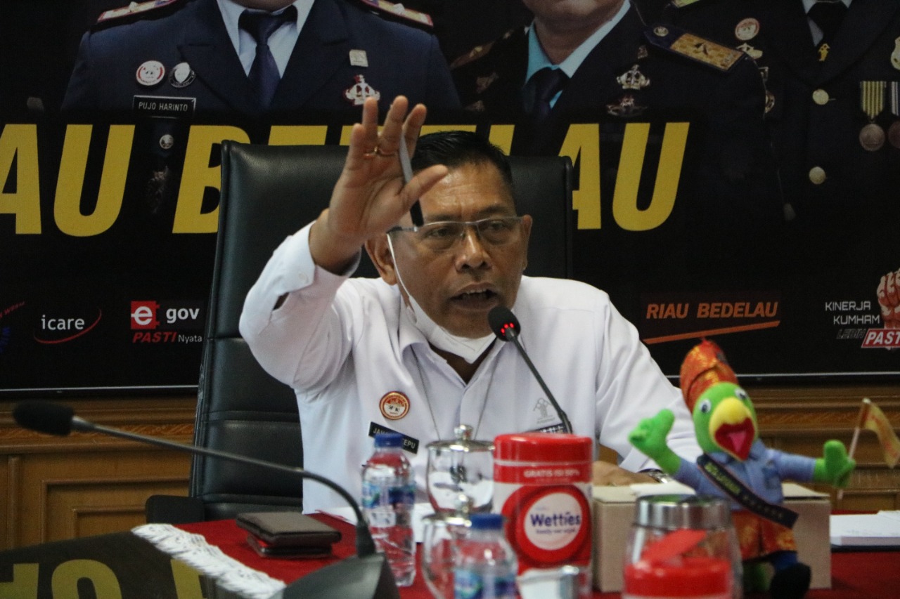 Kepala Kanwil Kemenkumham Riau, Mhd Jahari Sitepu/Net