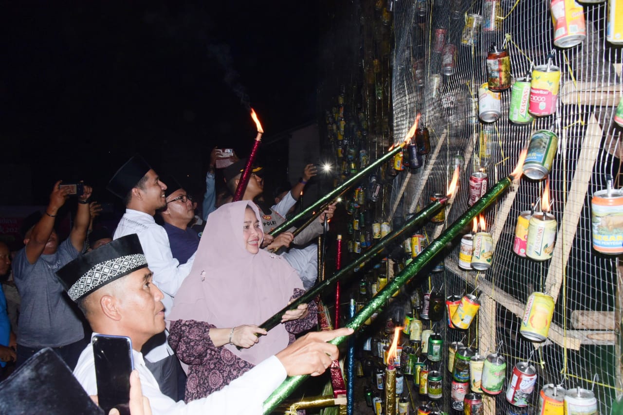 Pembukaan Festival Lampu Colok di Bengkalis (Kominfo Bengkalis)