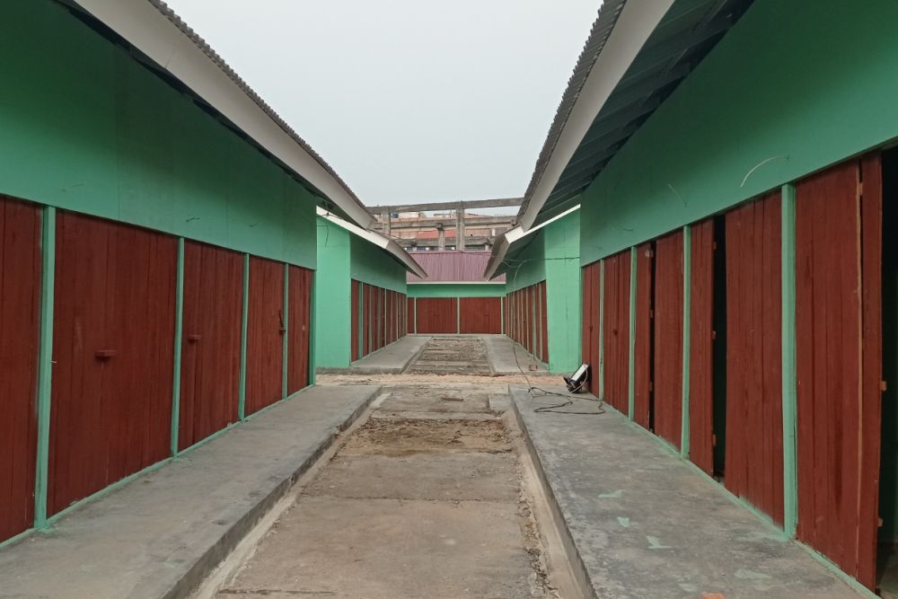 Kios Baru Pasar Cik Puan (Mediacenterriau)