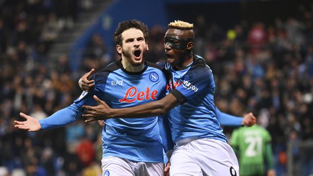 Selebrasi Pemain Napoli (AP Photo)