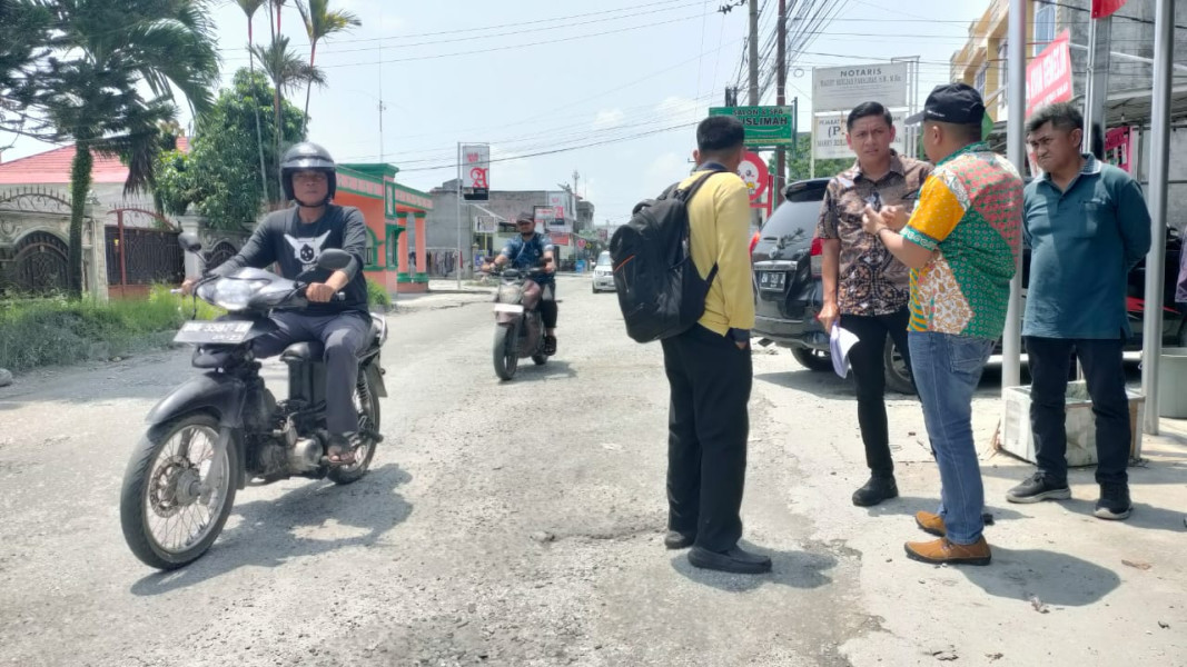 Kondisi jalan Suka Karya Pekanbaru (Pekanbaru.go.id)