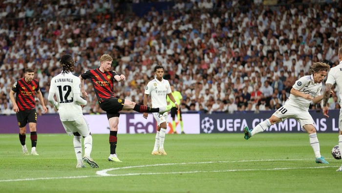 Laga Real Madrid vs Manchester City di leg pertama Babak Semifinal Liga Champions (Getty Images)