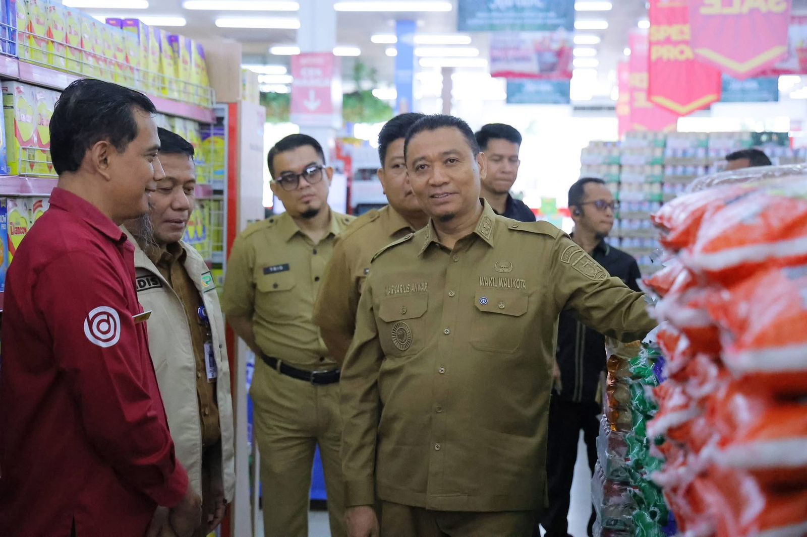 Wawako Pekanbaru, Markarius Anwar tinjau ritel