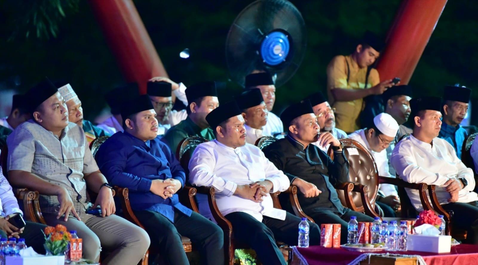 Ketua DPRD Kabupaten Bengkalis Septian Nugraha hadir di acara Tabligh Akbar sempena Hari Jadi Bengkalis ke-514