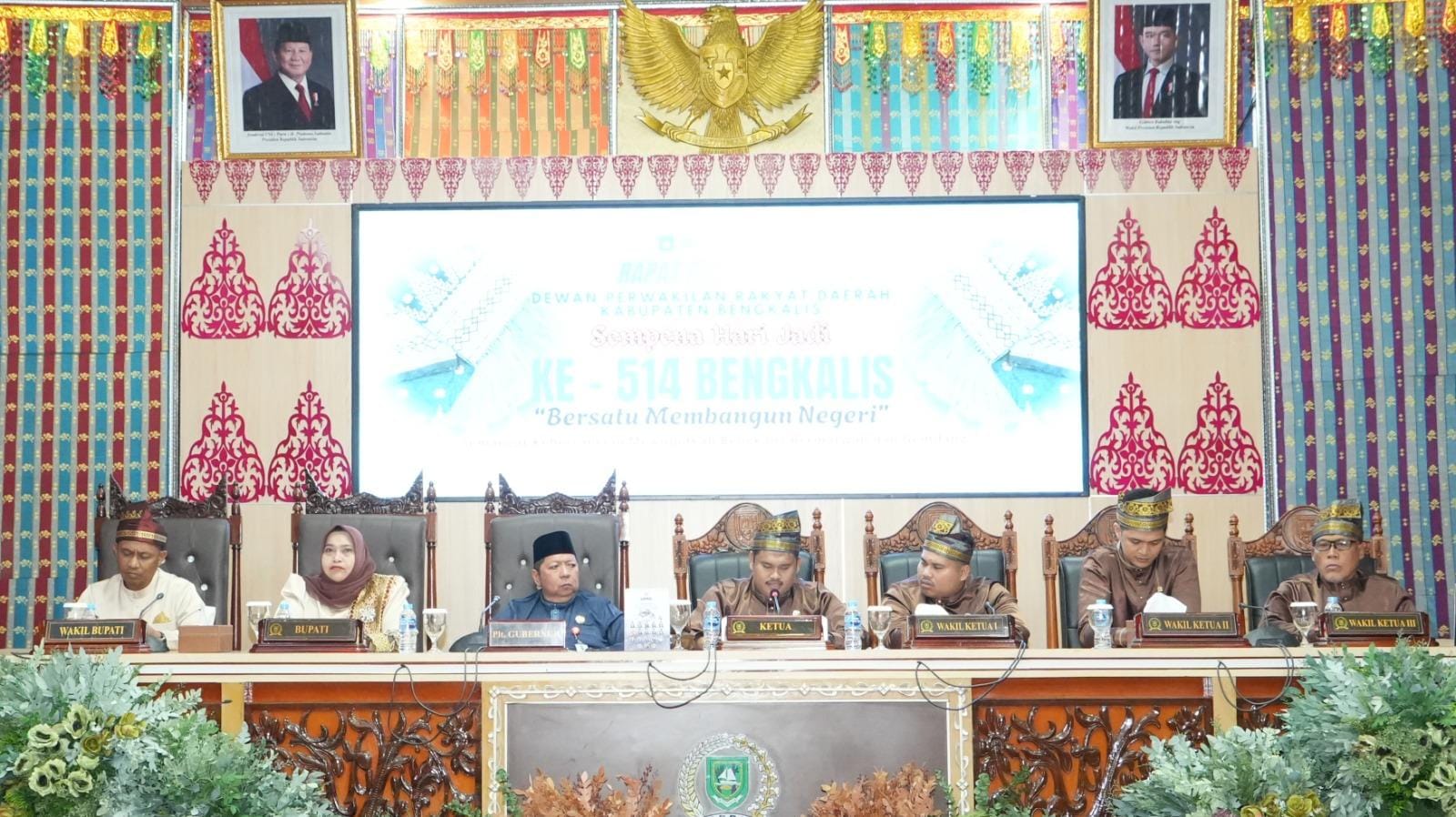 Rapat Paripurna Istimewa dalam rangka memperingati Hari Jadi ke-514 Kabupaten Bengkalis